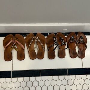Lot of 4 pairs of Mystique sandals size 7